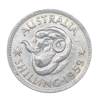 1 שילינג 1959 מכסף 0.500, אוסטרליה