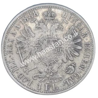 1 פלורין 1888 מכסף 0.900, האימפריה האוסטרו-הונגרית
